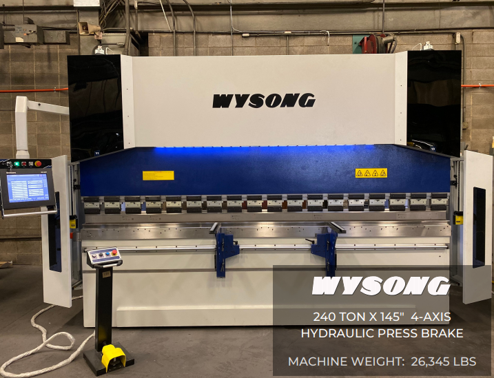 Wysong MB240145 Hydraulic Press Brake (4233)